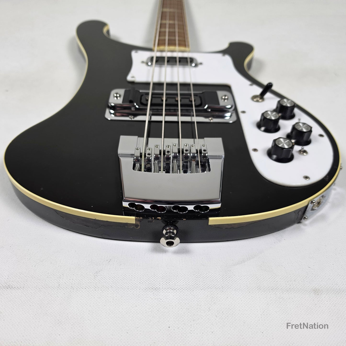 Fret Nation Rickenbacker 4001 JetGlo 4-String Bass 10.20lbs 1976 #PI-6183 Pre-Owned