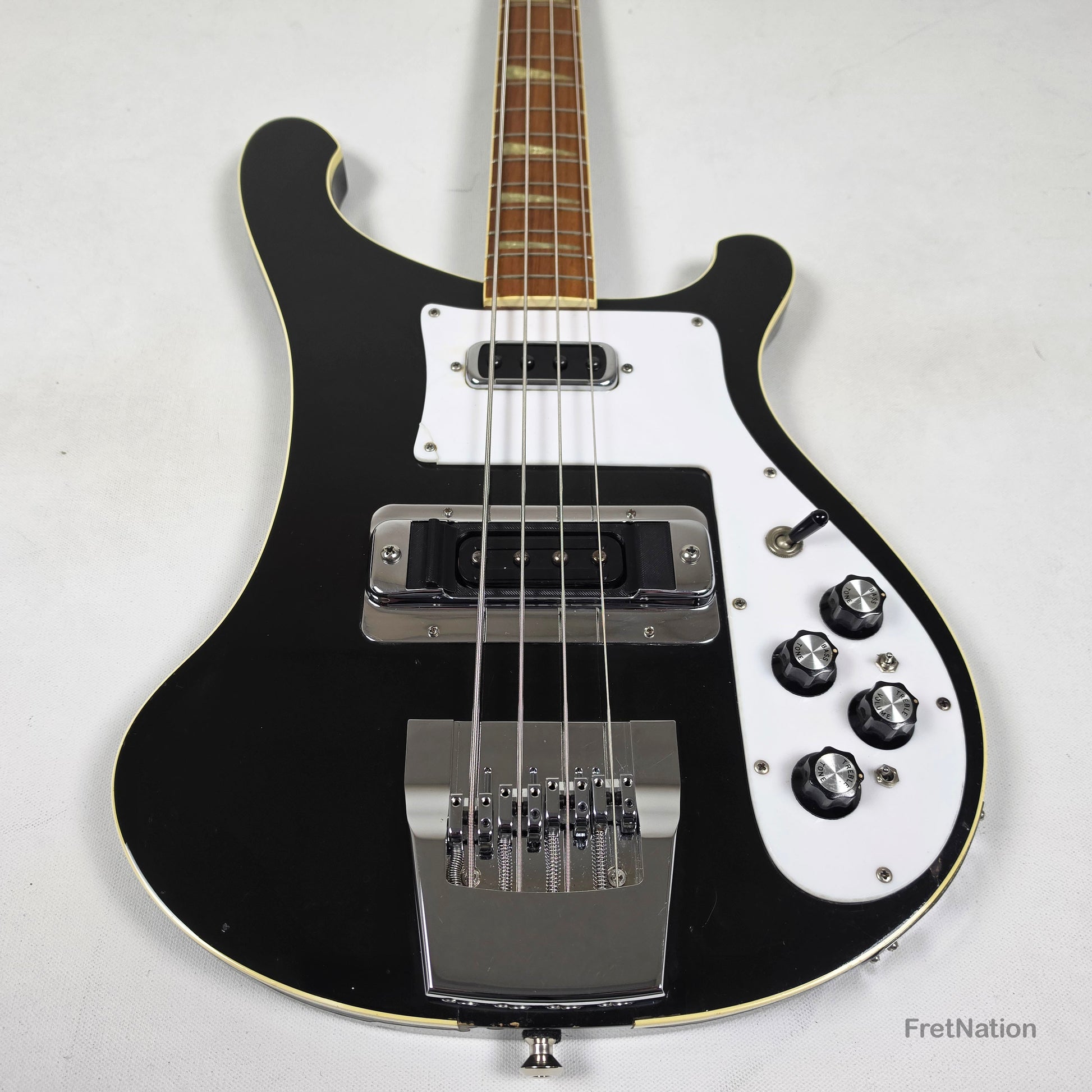 Fret Nation Rickenbacker 4001 JetGlo 4-String Bass 10.20lbs 1976 #PI-6183 Pre-Owned