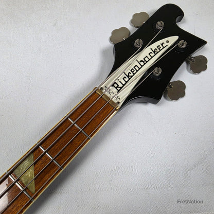 Fret Nation Rickenbacker 4001 JetGlo 4-String Bass 10.20lbs 1976 #PI-6183 Pre-Owned