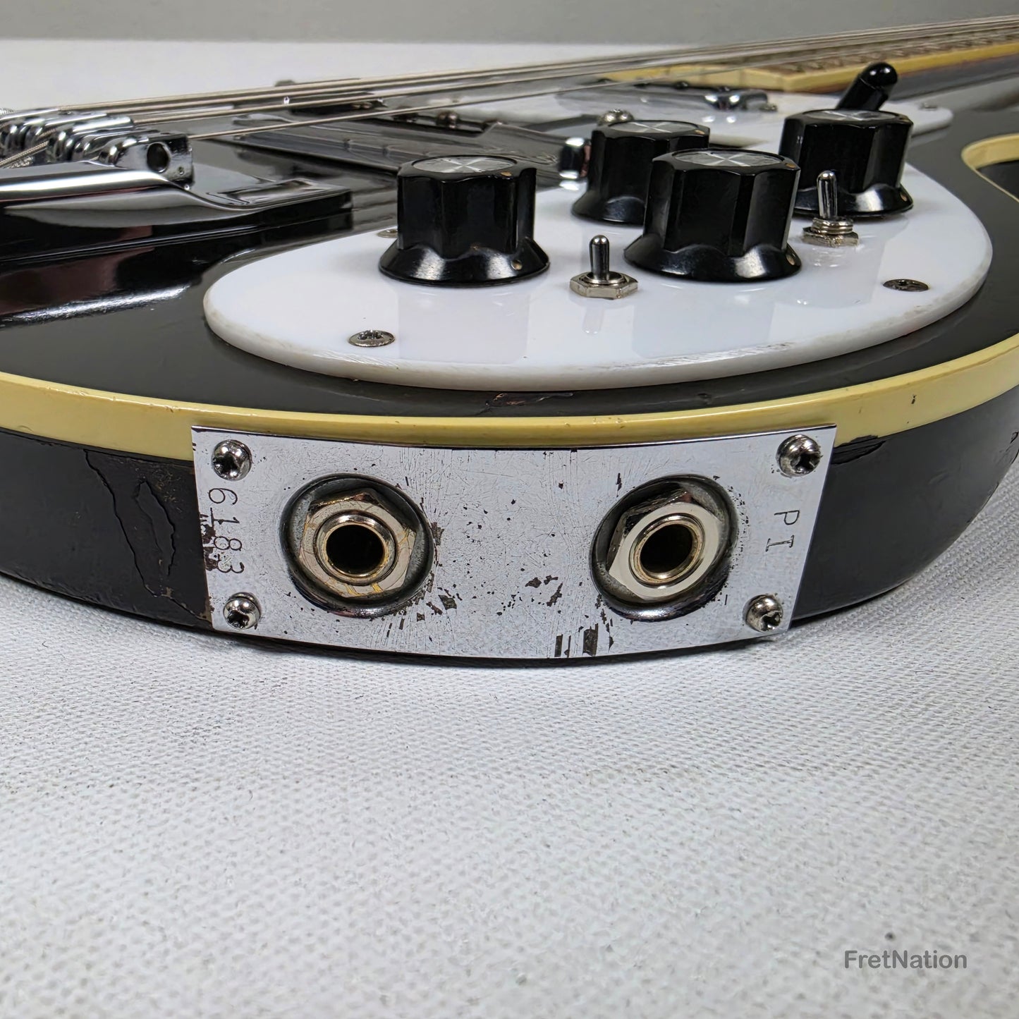 Fret Nation Rickenbacker 4001 JetGlo 4-String Bass 10.20lbs 1976 #PI-6183 Pre-Owned
