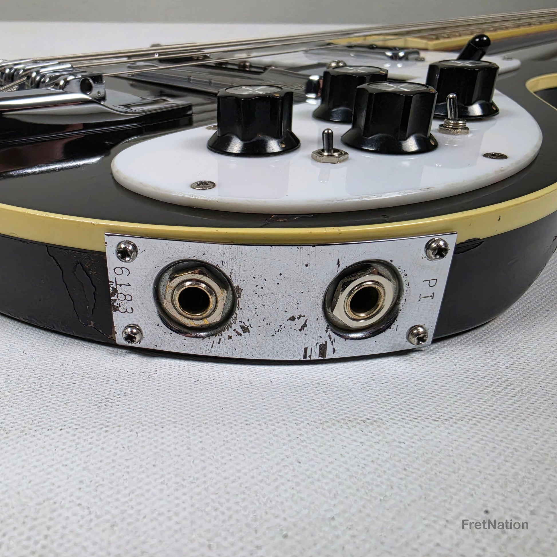 Fret Nation Rickenbacker 4001 JetGlo 4-String Bass 10.20lbs 1976 #PI-6183 Pre-Owned