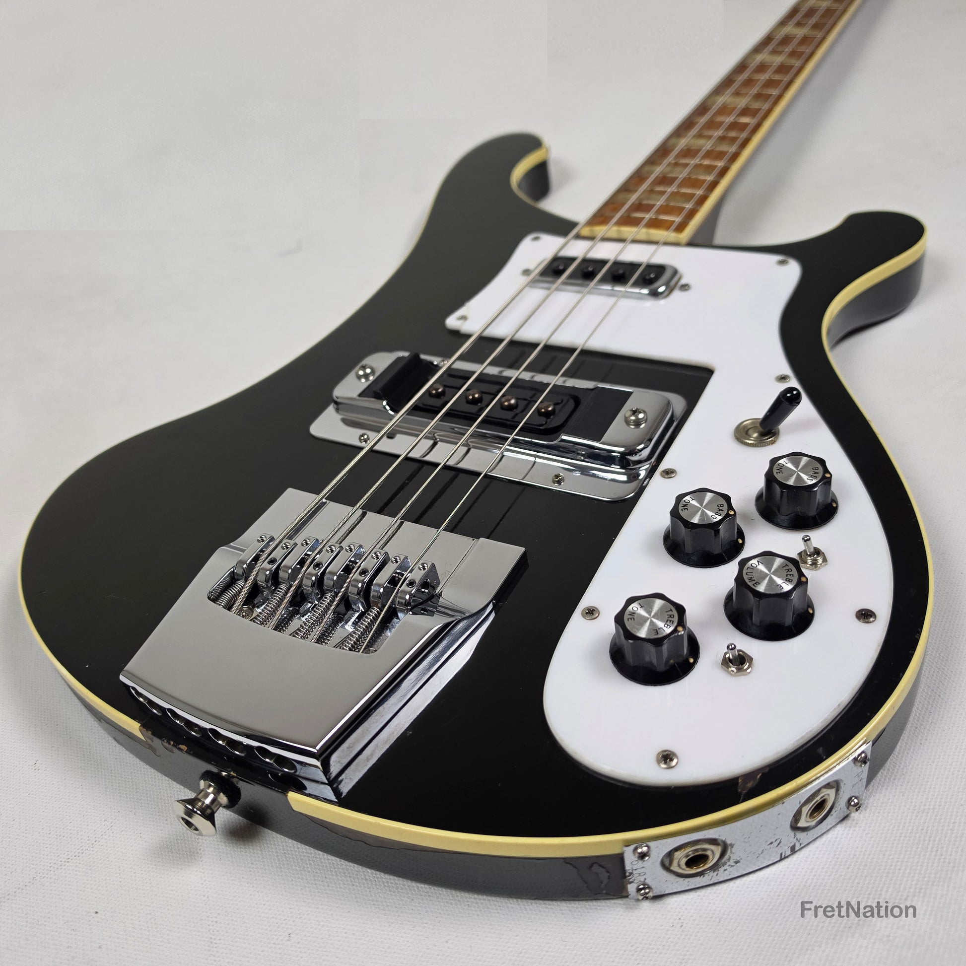 Fret Nation Rickenbacker 4001 JetGlo 4-String Bass 10.20lbs 1976 #PI-6183 Pre-Owned