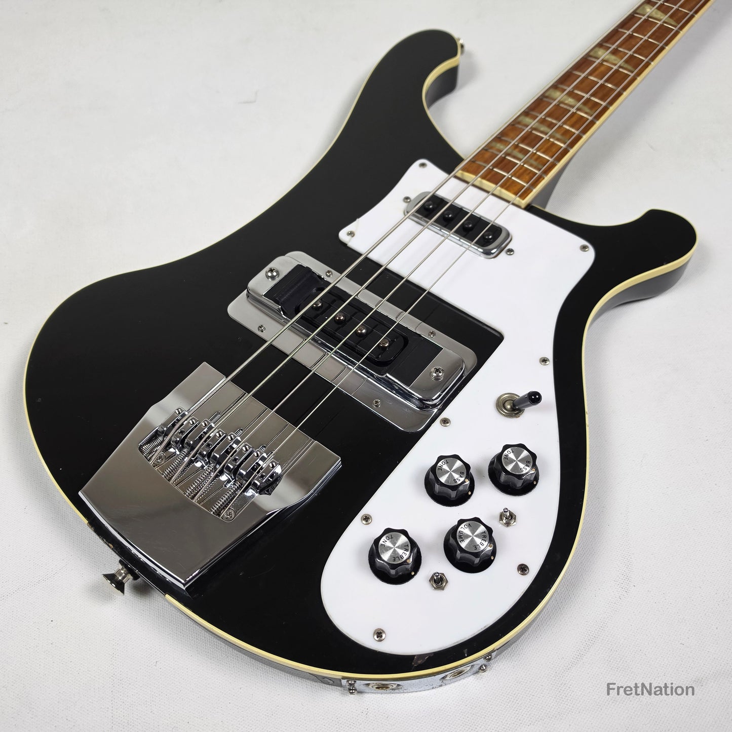 Fret Nation Rickenbacker 4001 JetGlo 4-String Bass 10.20lbs 1976 #PI-6183 Pre-Owned