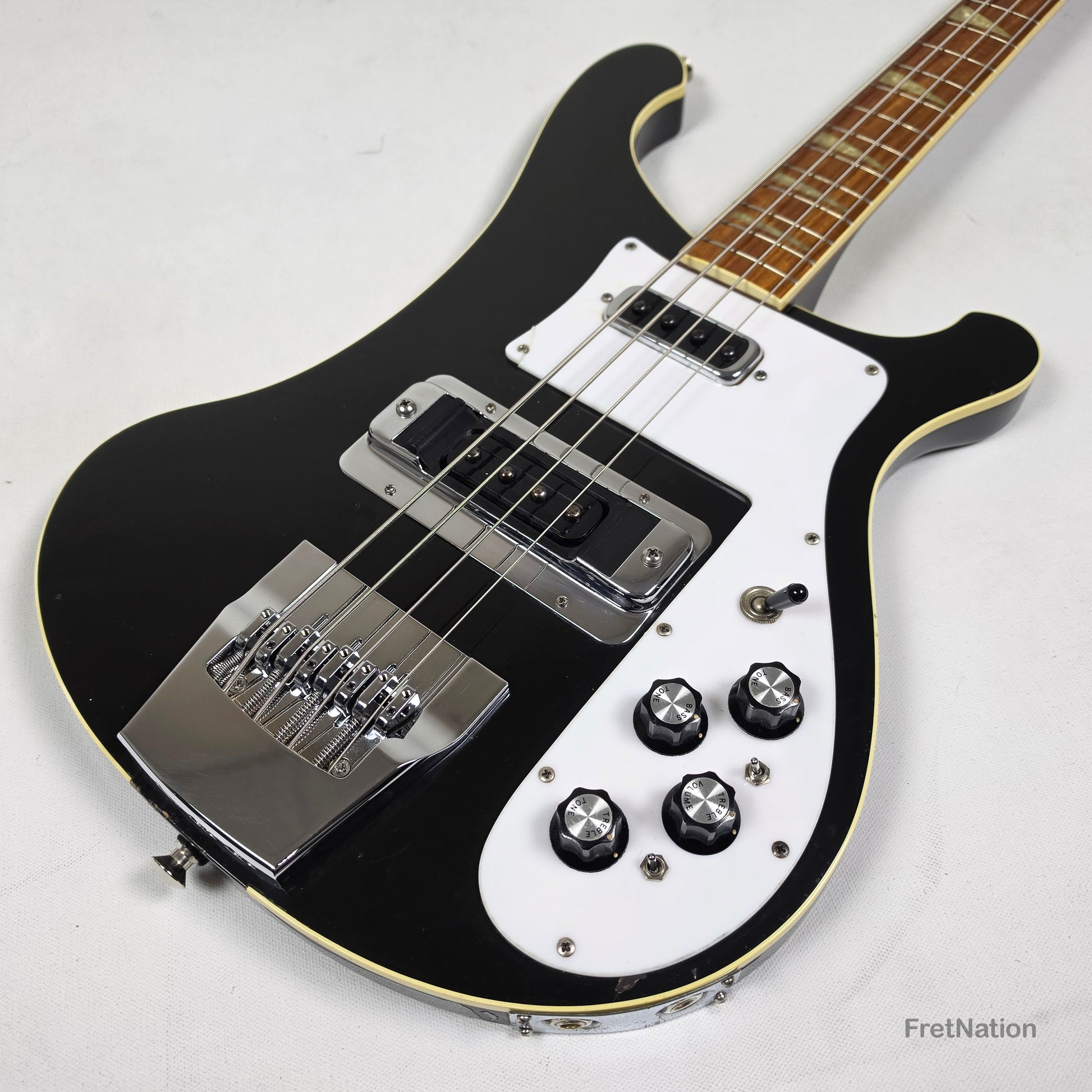 Fret Nation Rickenbacker 4001 JetGlo 4-String Bass 10.20lbs 1976 #PI-6183 Pre-Owned