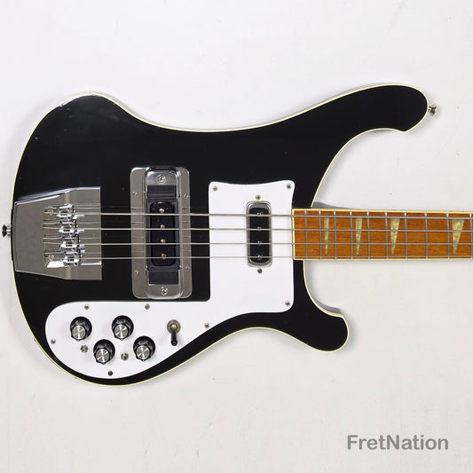 Fret Nation Rickenbacker 4001 JetGlo 4-String Bass 10.20lbs 1976 #PI-6183 Pre-Owned