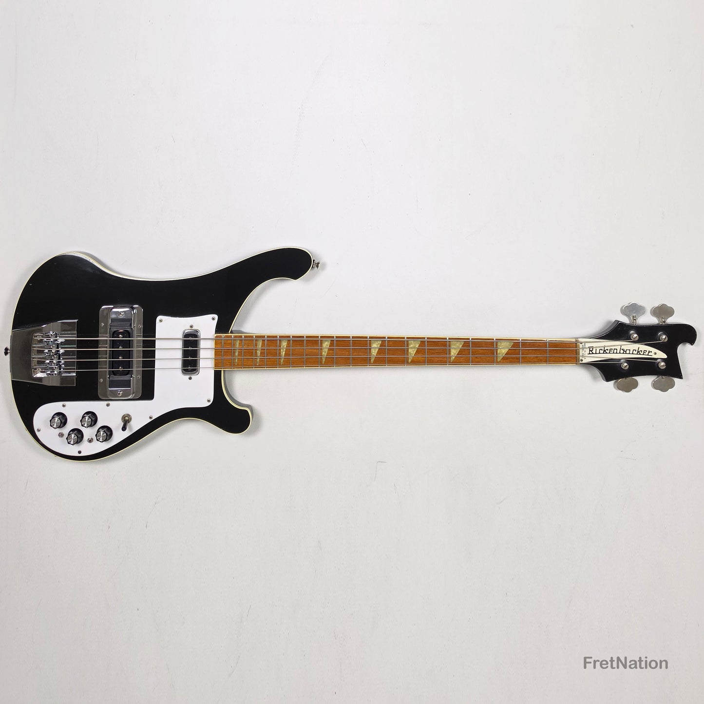 Fret Nation Rickenbacker 4001 JetGlo 4-String Bass 10.20lbs 1976 #PI-6183 Pre-Owned