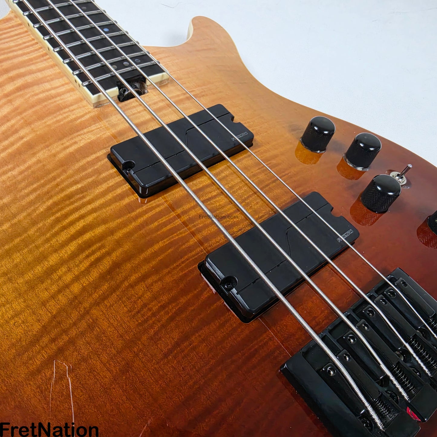 Fret Nation Schecter SLS Elite-4 4-String Bass Antique Fade Burst 8.38lbs W21071569 - Pre-Owned