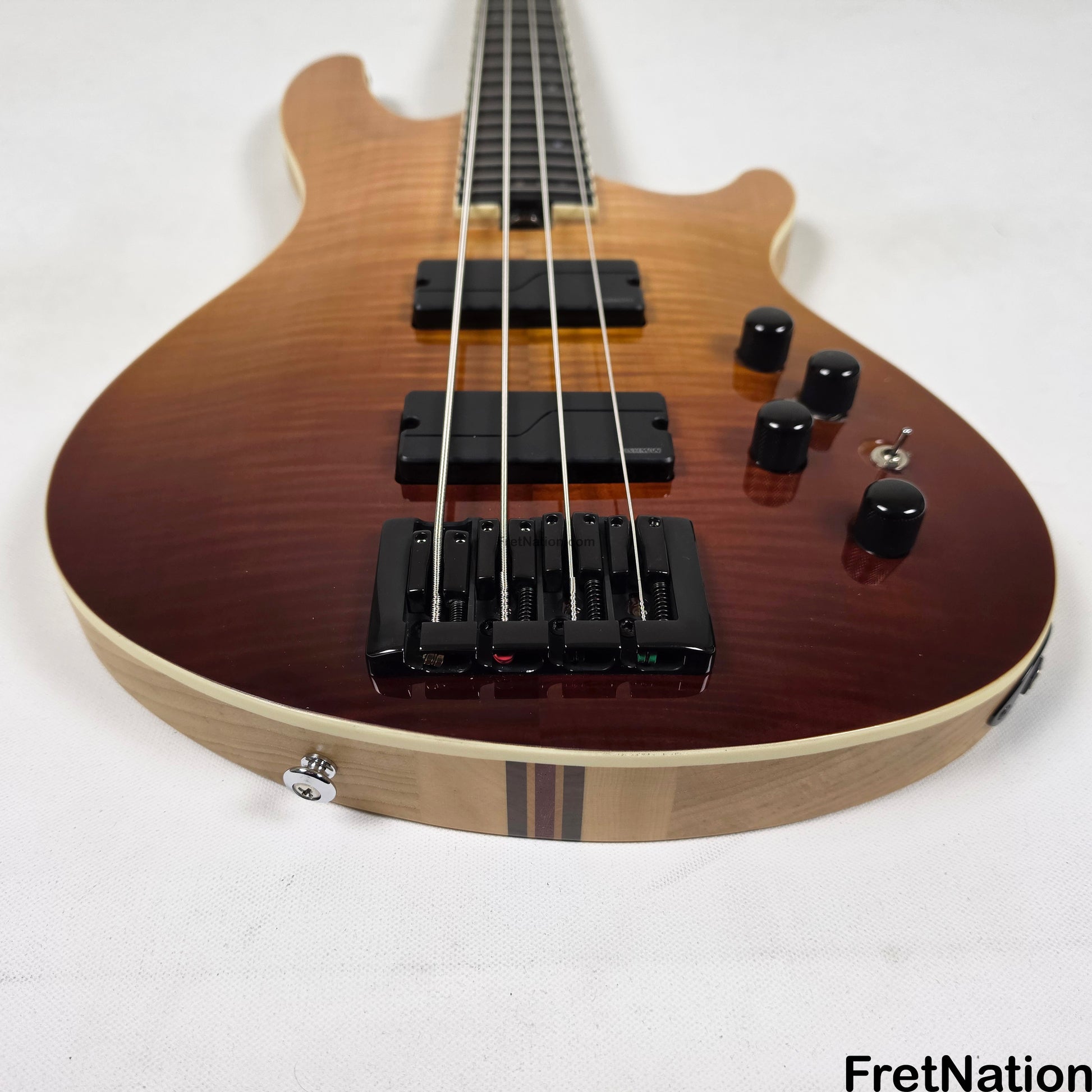 Fret Nation Schecter SLS Elite-4 4-String Bass Antique Fade Burst 8.38lbs W21071569 - Pre-Owned