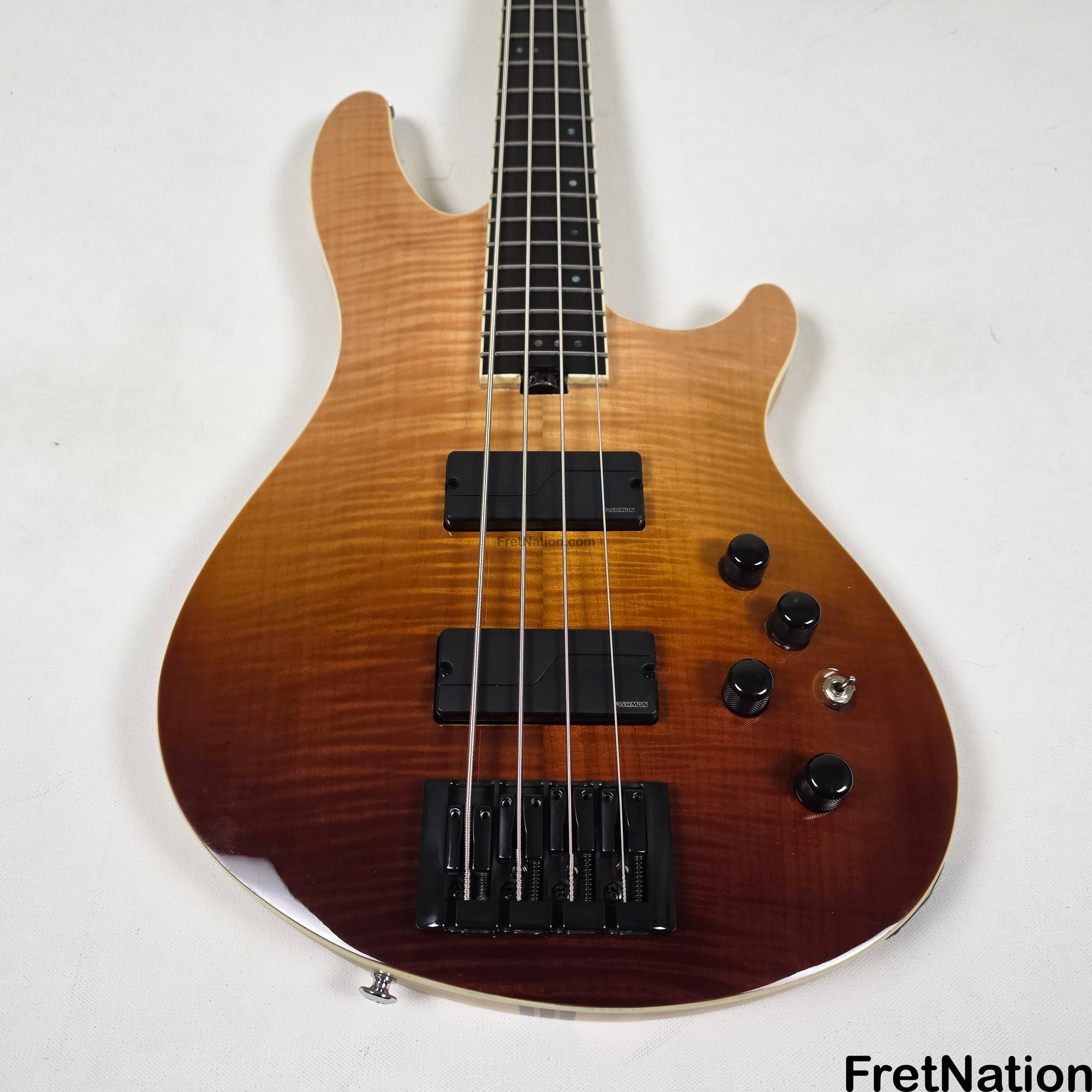 Fret Nation Schecter SLS Elite-4 4-String Bass Antique Fade Burst 8.38lbs W21071569 - Pre-Owned