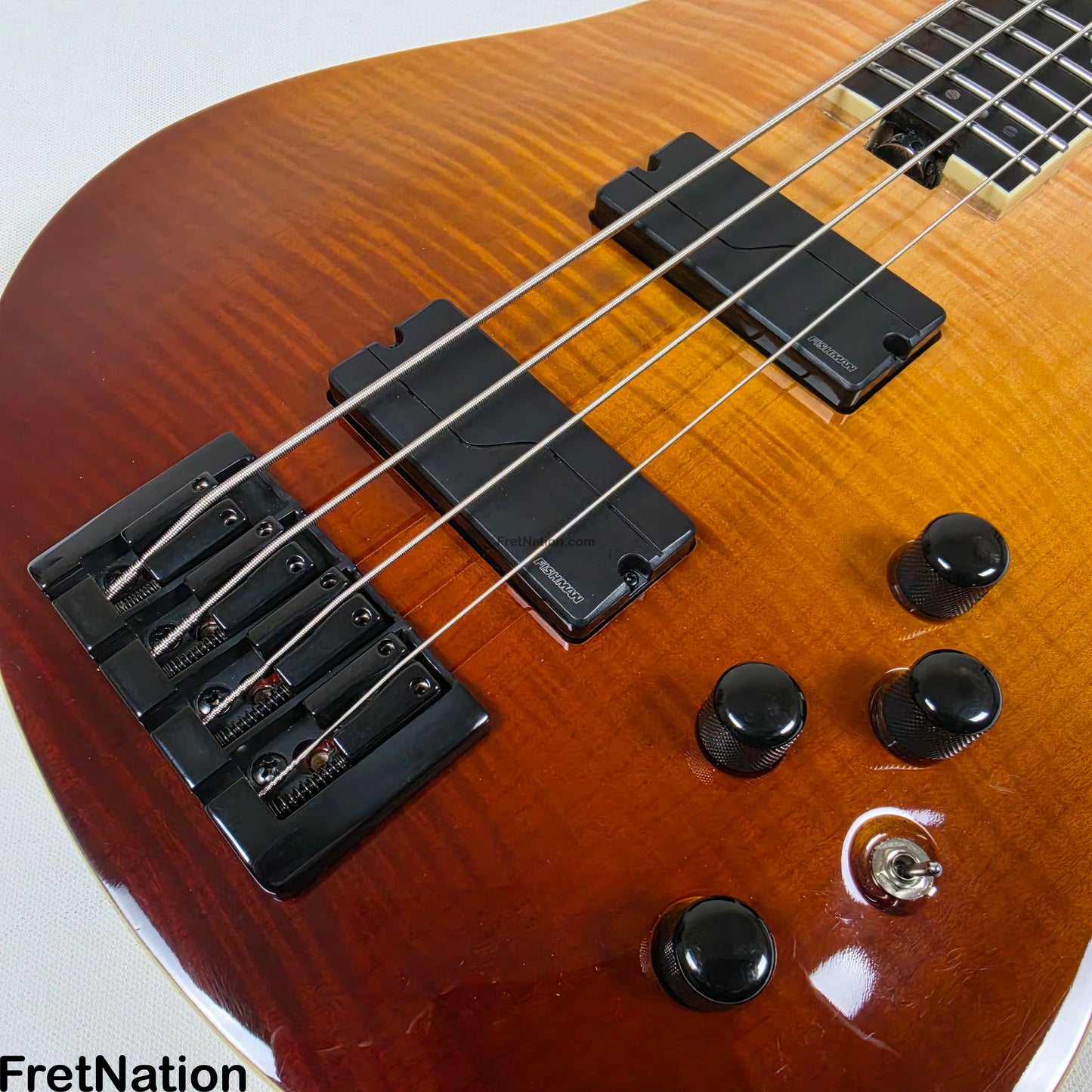 Fret Nation Schecter SLS Elite-4 4-String Bass Antique Fade Burst 8.38lbs W21071569 - Pre-Owned