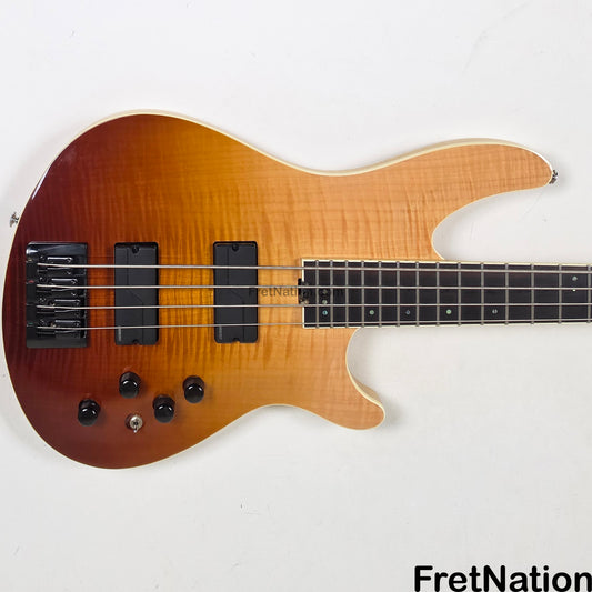 Fret Nation Schecter SLS Elite-4 4-String Bass Antique Fade Burst 8.38lbs W21071569 - Pre-Owned