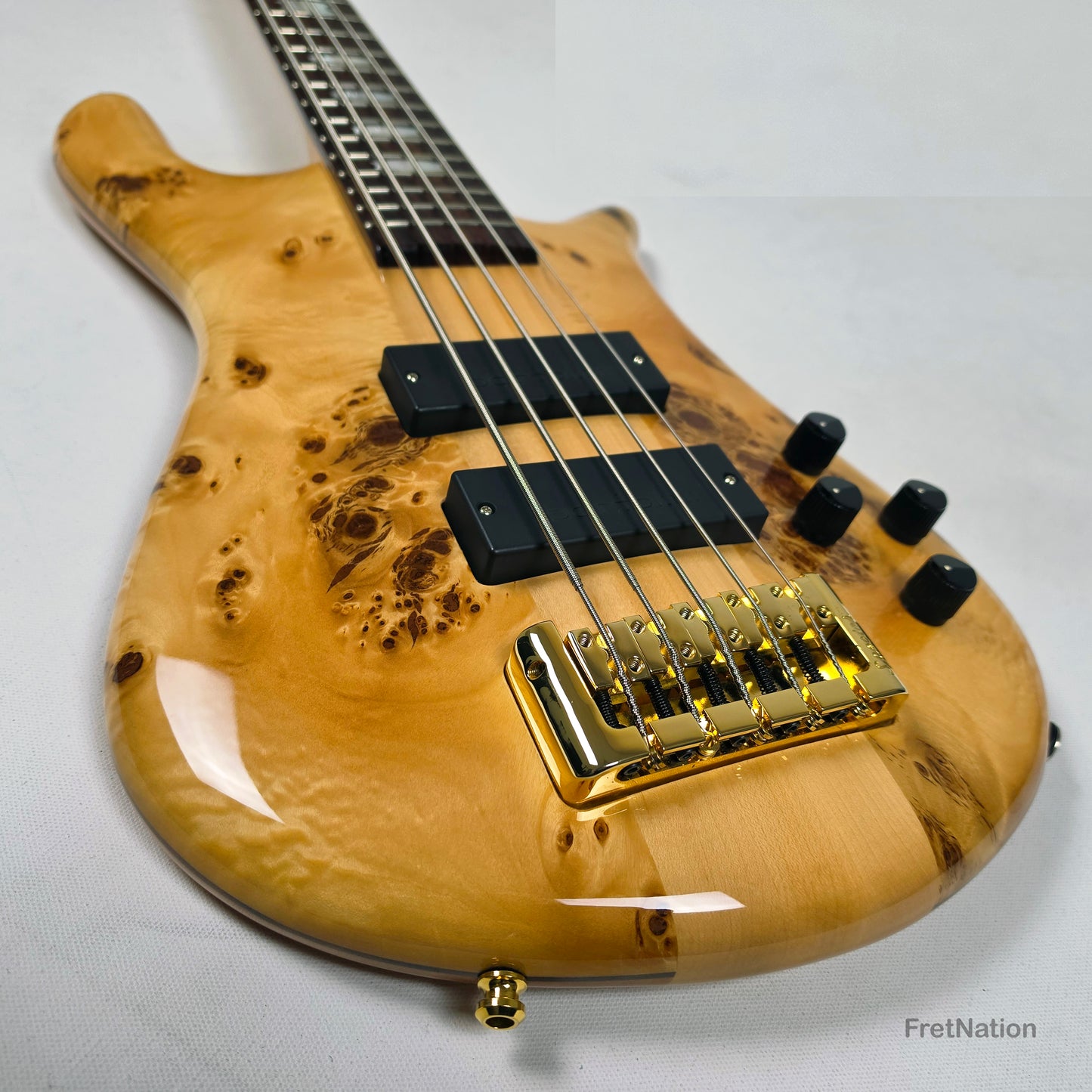 Spector Euro5LX 5-String Bass Poplar Burl Bartolini - NB14359 Pre-Owned