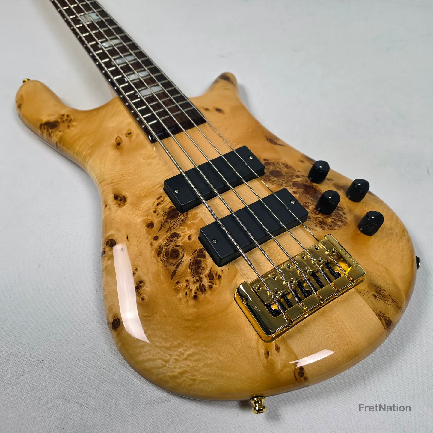 Spector Euro5LX 5-String Bass Poplar Burl Bartolini - NB14359 Pre-Owned