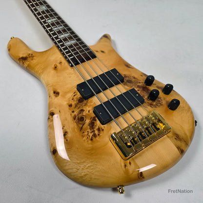 Spector Euro5LX 5-String Bass Poplar Burl Bartolini - NB14359 Pre-Owned