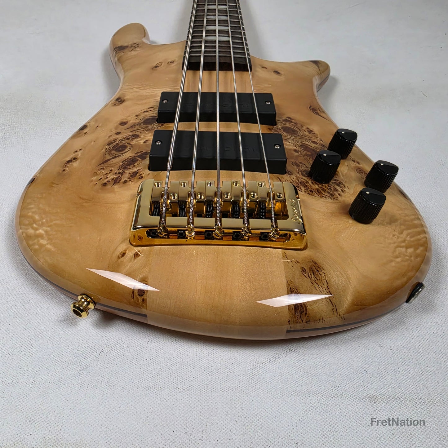 Spector Euro5LX 5-String Bass Poplar Burl Bartolini - NB14359 Pre-Owned
