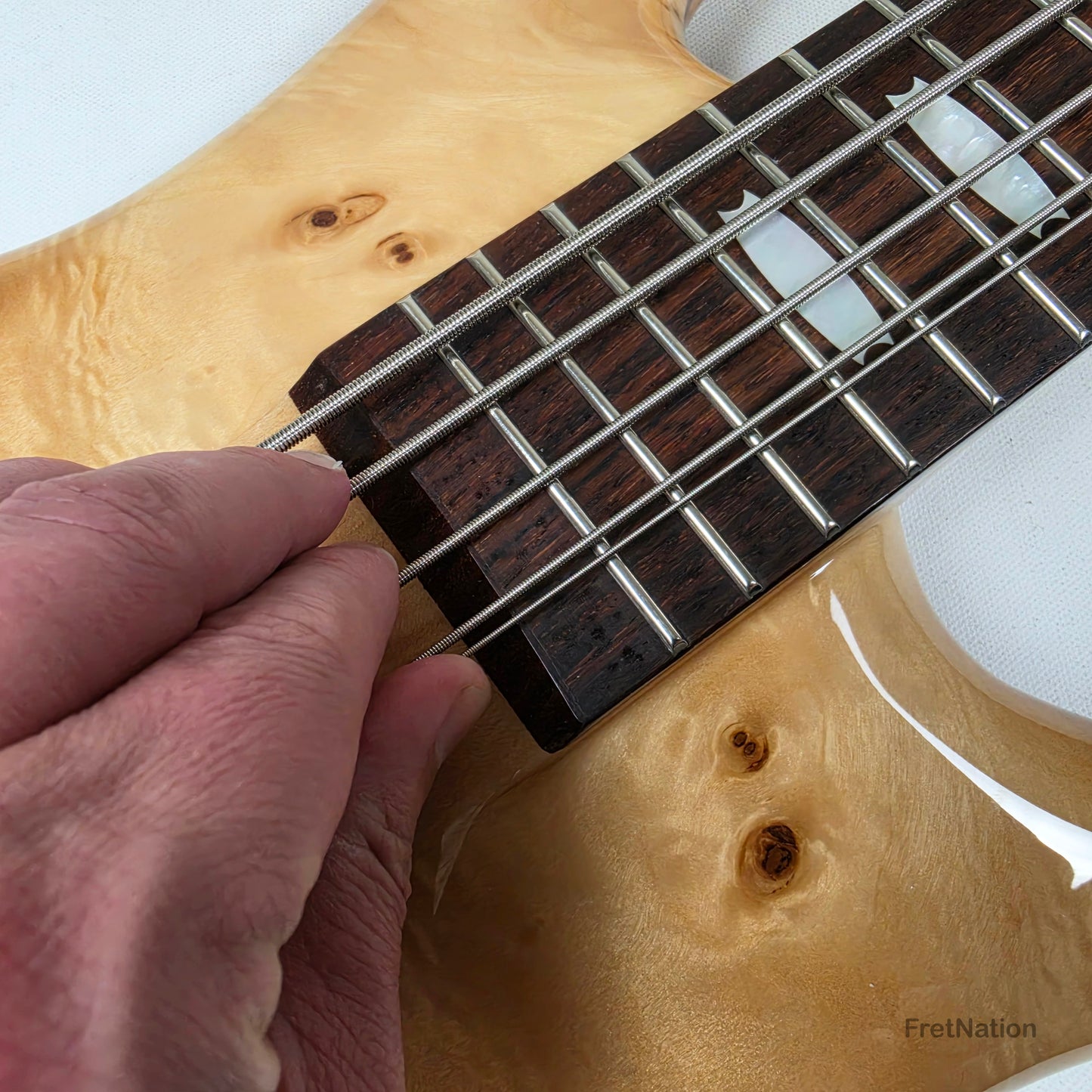 Spector Euro5LX 5-String Bass Poplar Burl Bartolini - NB14359 Pre-Owned