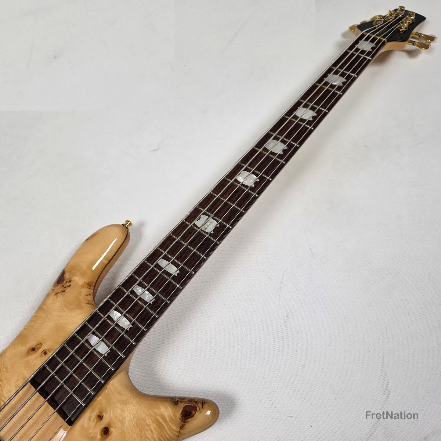 Spector Euro5LX 5-String Bass Poplar Burl Bartolini - NB14359 Pre-Owned