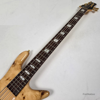 Spector Euro5LX 5-String Bass Poplar Burl Bartolini - NB14359 Pre-Owned