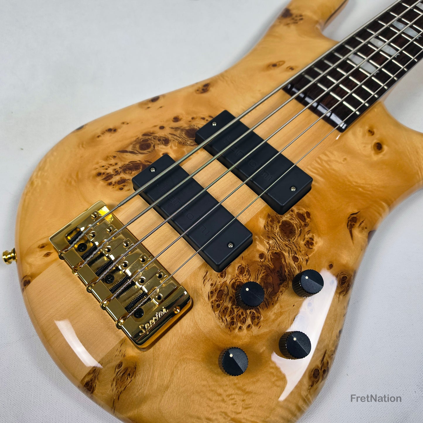Spector Euro5LX 5-String Bass Poplar Burl Bartolini - NB14359 Pre-Owned