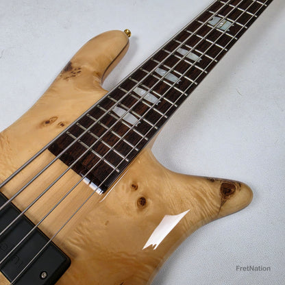 Spector Euro5LX 5-String Bass Poplar Burl Bartolini - NB14359 Pre-Owned