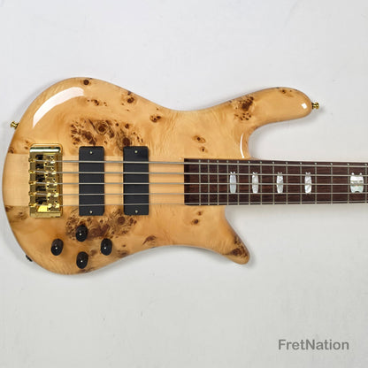 Spector Euro5LX 5-String Bass Poplar Burl Bartolini - NB14359 Pre-Owned