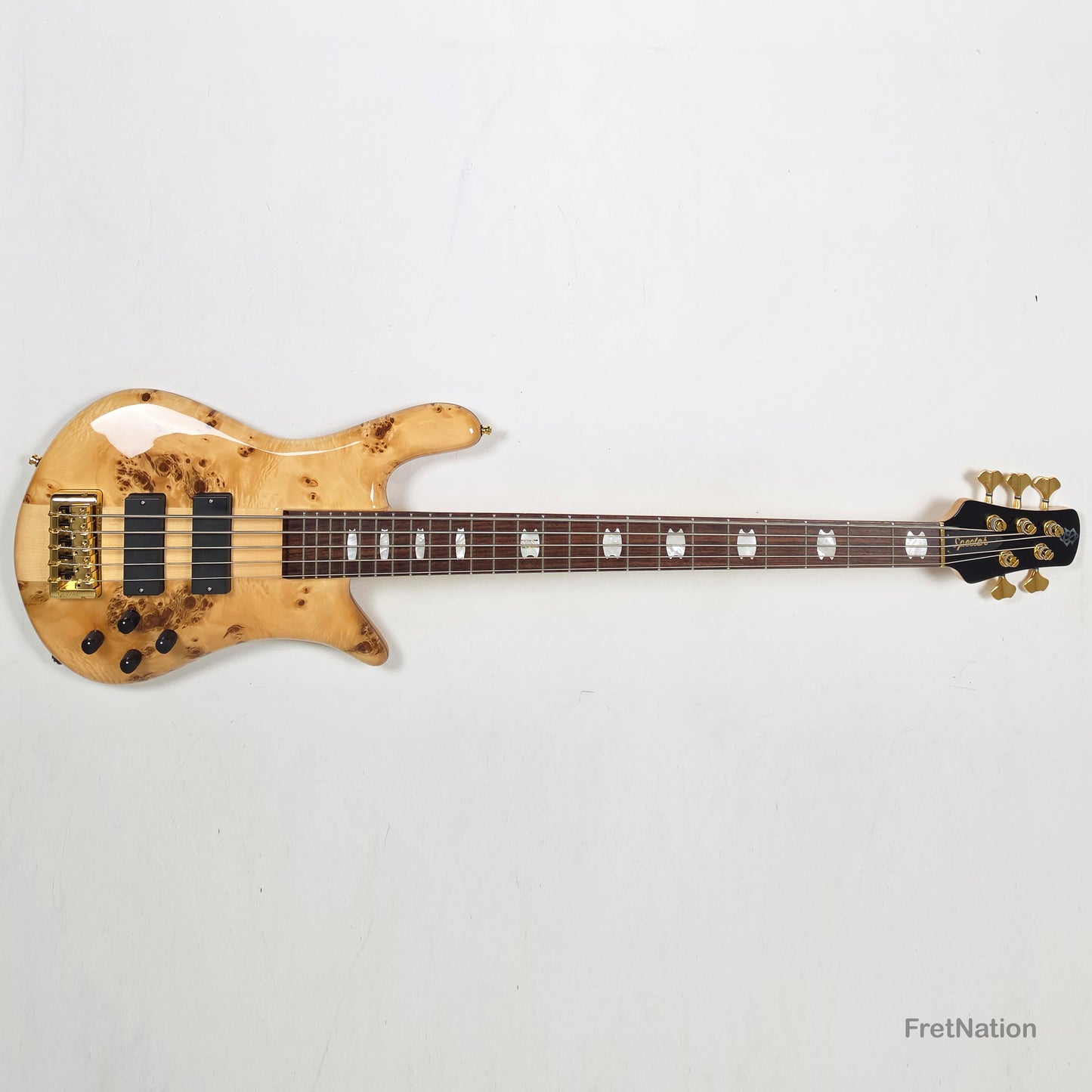 Spector Euro5LX 5-String Bass Poplar Burl Bartolini - NB14359 Pre-Owned
