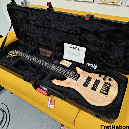 Fret Nation Spector NS-5 5-String Bass Natural Oil Bartolini #1952 - 10.02lbs Pre-Owned