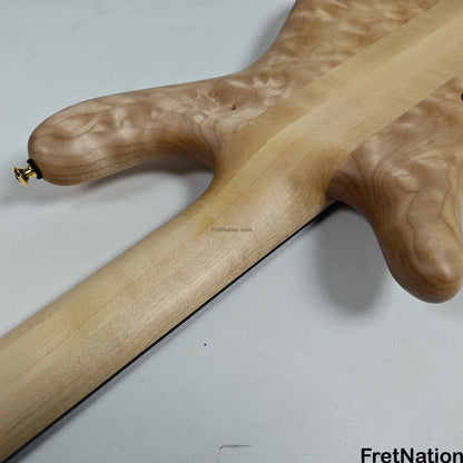 Fret Nation Spector NS-5 5-String Bass Natural Oil Bartolini #1952 - 10.02lbs Pre-Owned