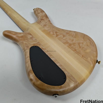 Fret Nation Spector NS-5 5-String Bass Natural Oil Bartolini #1952 - 10.02lbs Pre-Owned