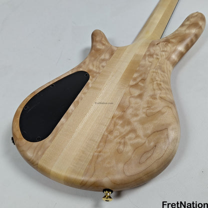 Fret Nation Spector NS-5 5-String Bass Natural Oil Bartolini #1952 - 10.02lbs Pre-Owned