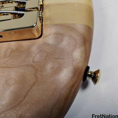 Fret Nation Spector NS-5 5-String Bass Natural Oil Bartolini #1952 - 10.02lbs Pre-Owned