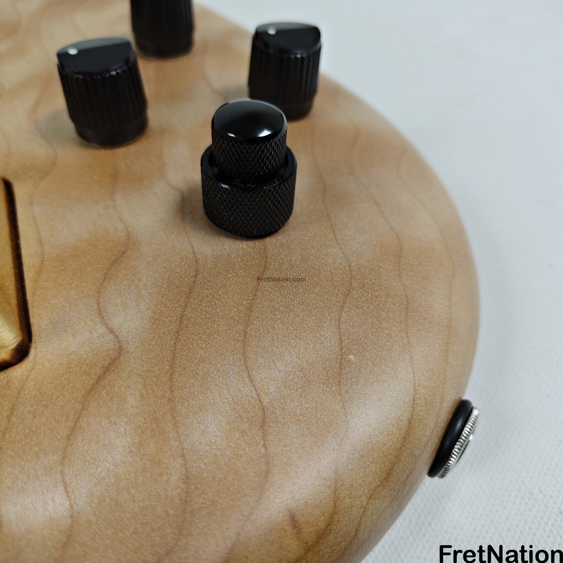 Fret Nation Spector NS-5 5-String Bass Natural Oil Bartolini #1952 - 10.02lbs Pre-Owned