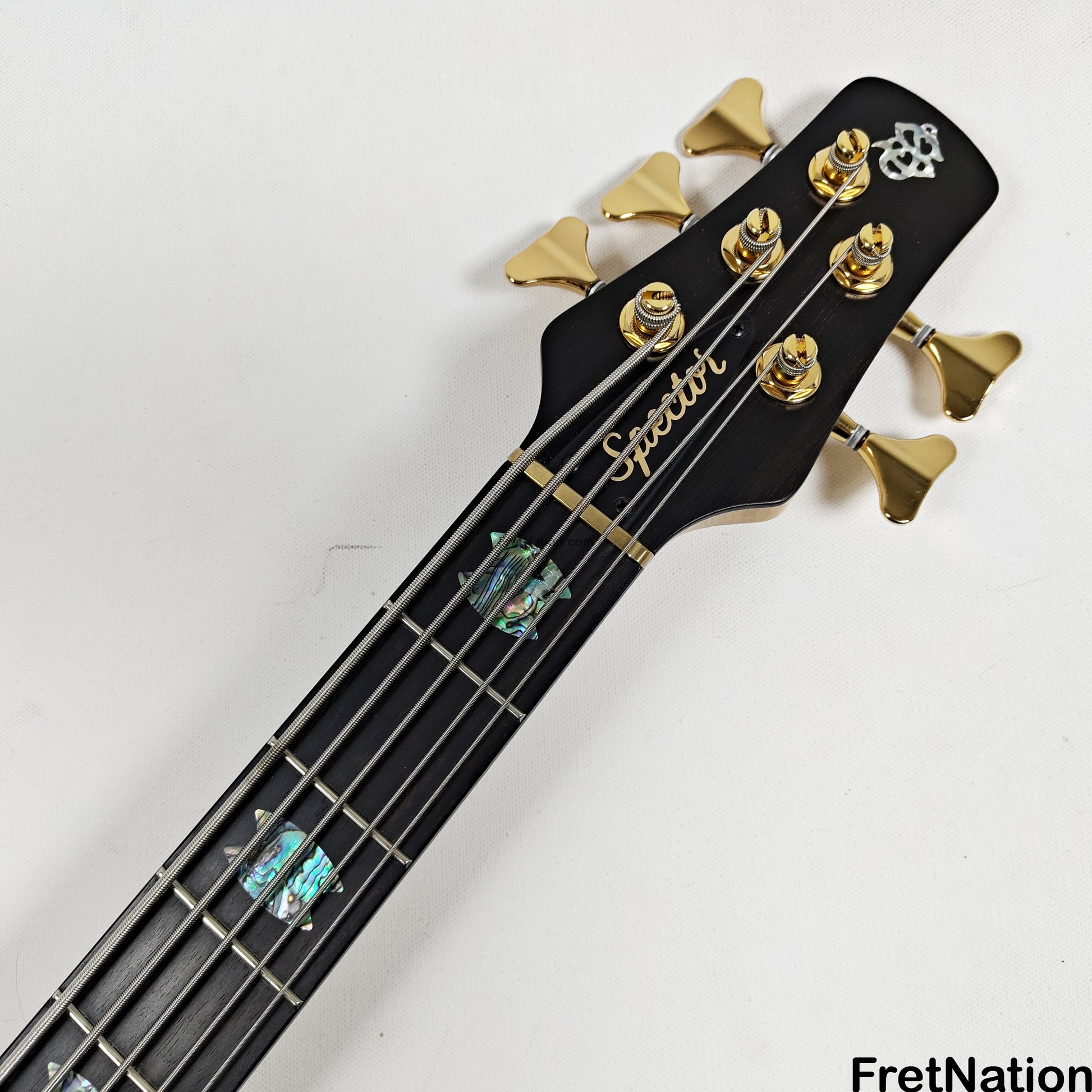 Fret Nation Spector NS-5 5-String Bass Natural Oil Bartolini #1952 - 10.02lbs Pre-Owned