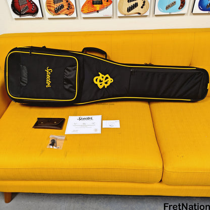 Fret Nation Spector NS-5 Wide 5-String Bass 34" Spalted #1961 - 9.60lbs Pre-Owned