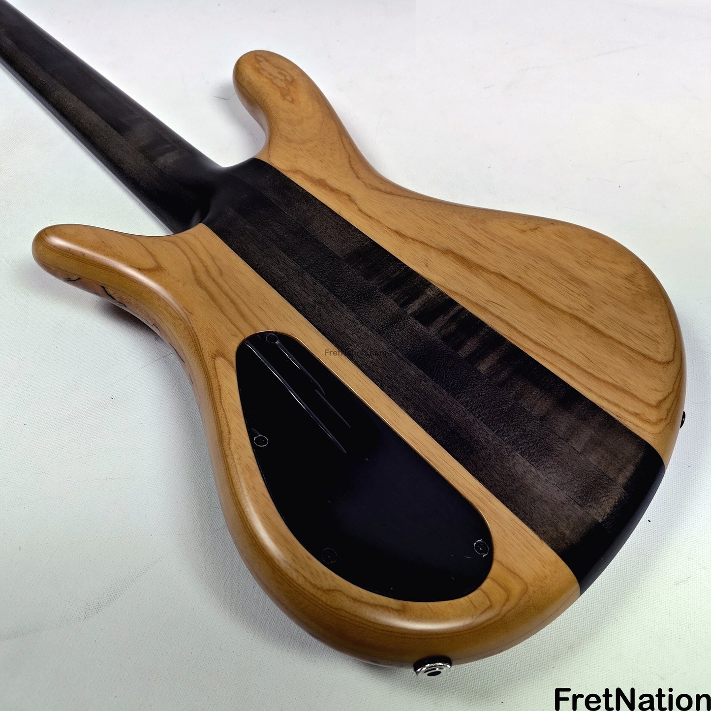 Fret Nation Spector NS-5 Wide 5-String Bass 34" Spalted #1961 - 9.60lbs Pre-Owned