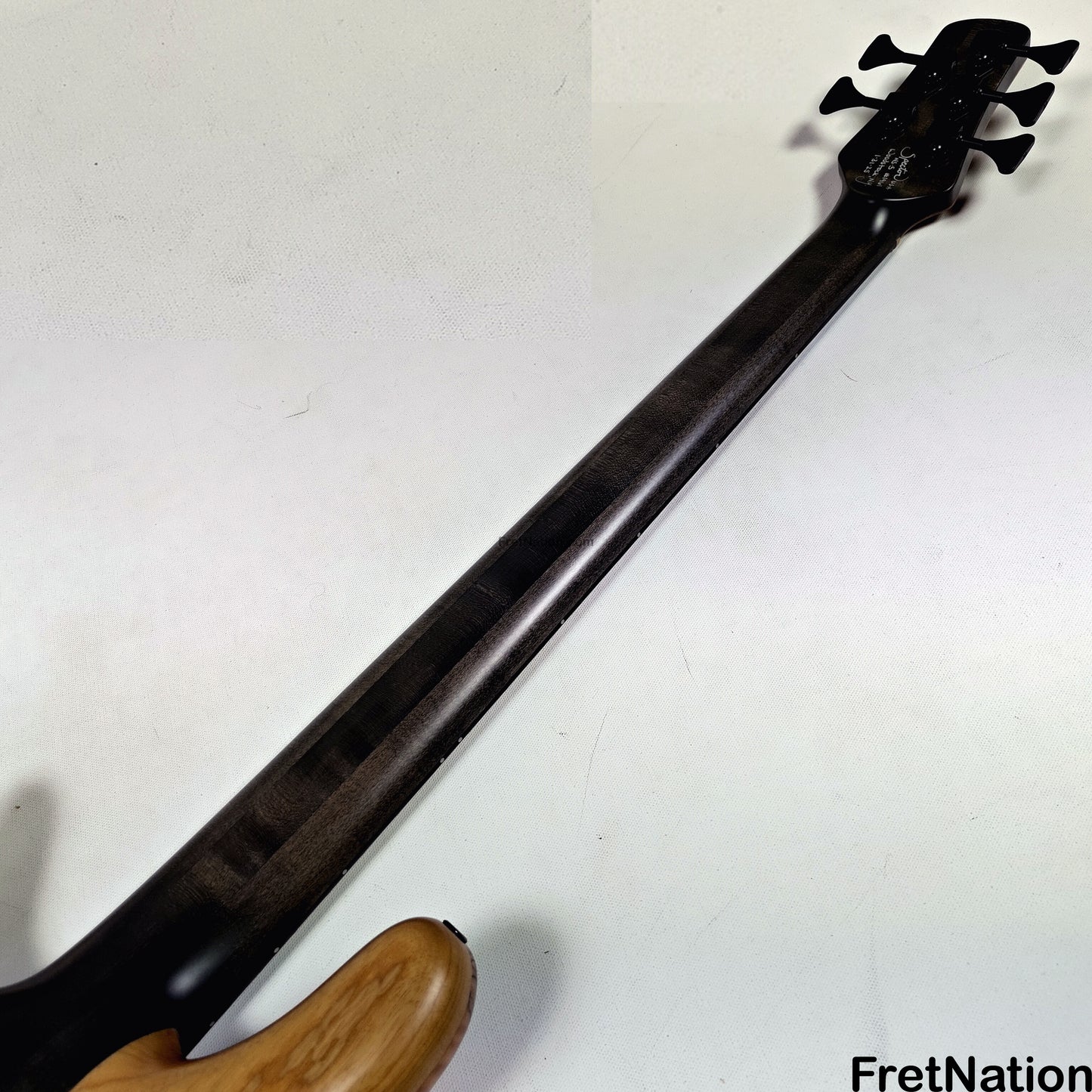 Fret Nation Spector NS-5 Wide 5-String Bass 34" Spalted #1961 - 9.60lbs Pre-Owned