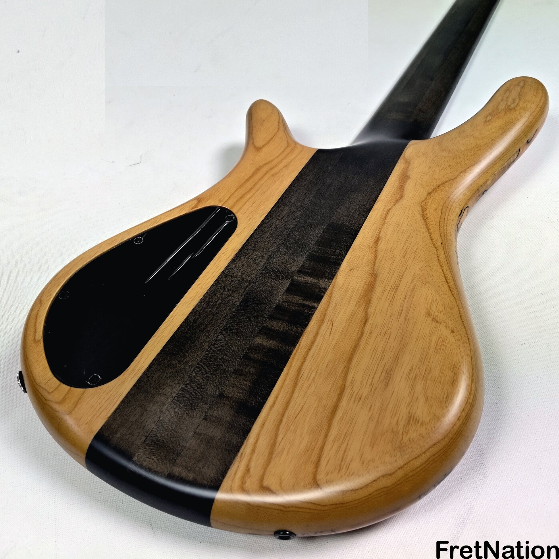 Fret Nation Spector NS-5 Wide 5-String Bass 34" Spalted #1961 - 9.60lbs Pre-Owned