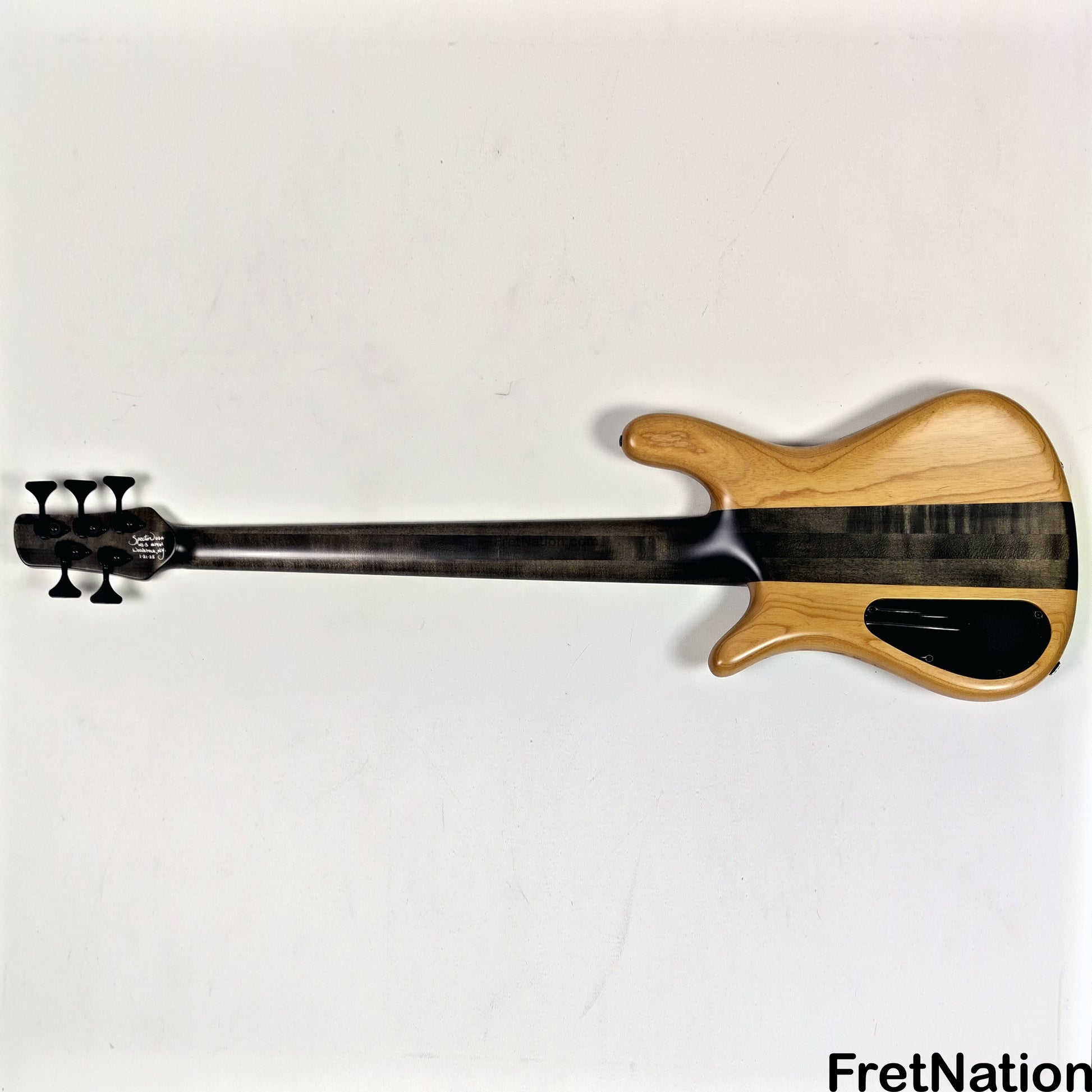 Fret Nation Spector NS-5 Wide 5-String Bass 34" Spalted #1961 - 9.60lbs Pre-Owned