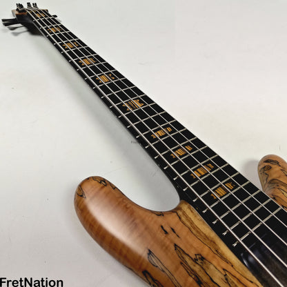 Fret Nation Spector NS-5 Wide 5-String Bass 34" Spalted #1961 - 9.60lbs Pre-Owned