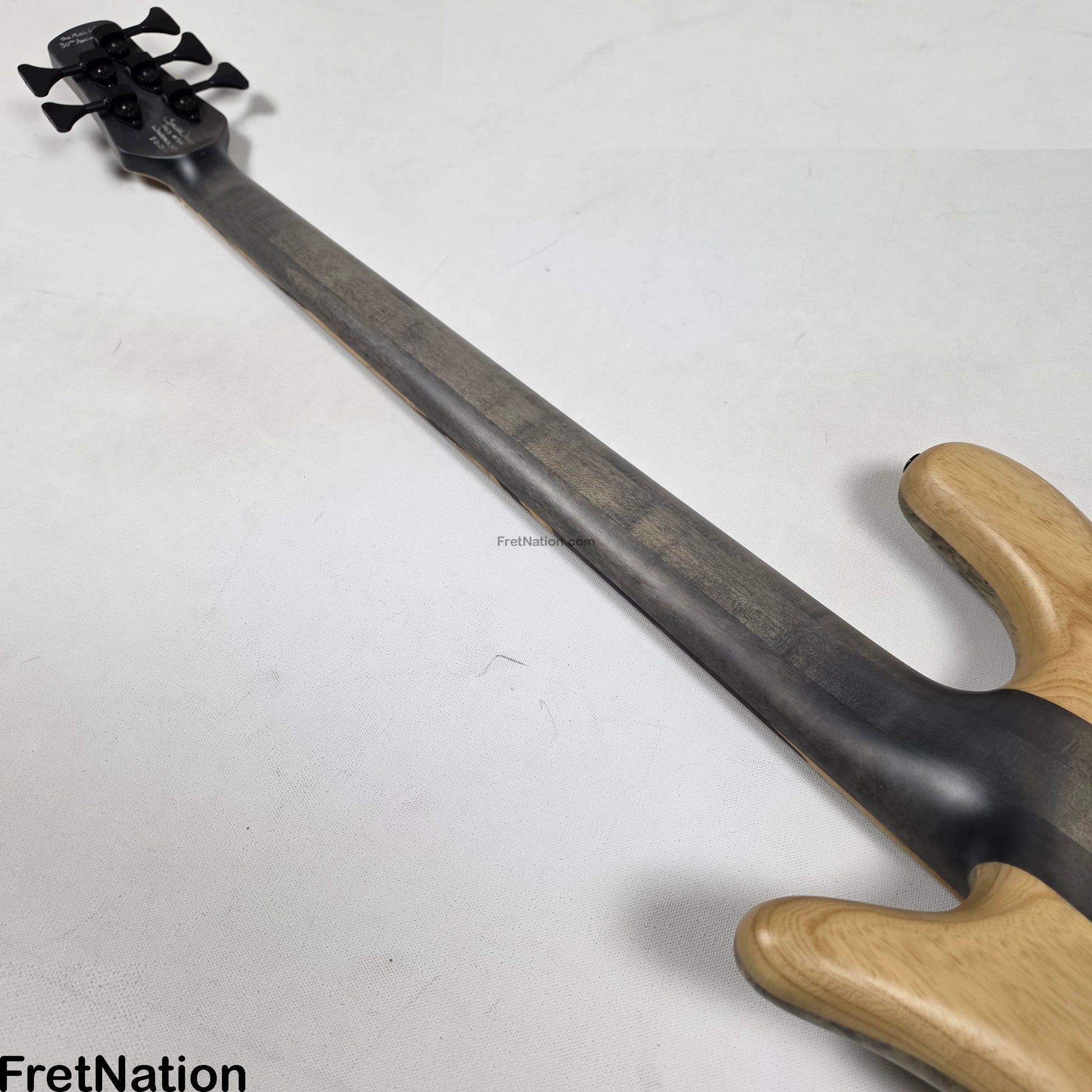 Fret Nation Spector NS-5XL 5-String Buckeye Burl Bass 8.72lbs #NS-5 704 - Pre-Owned