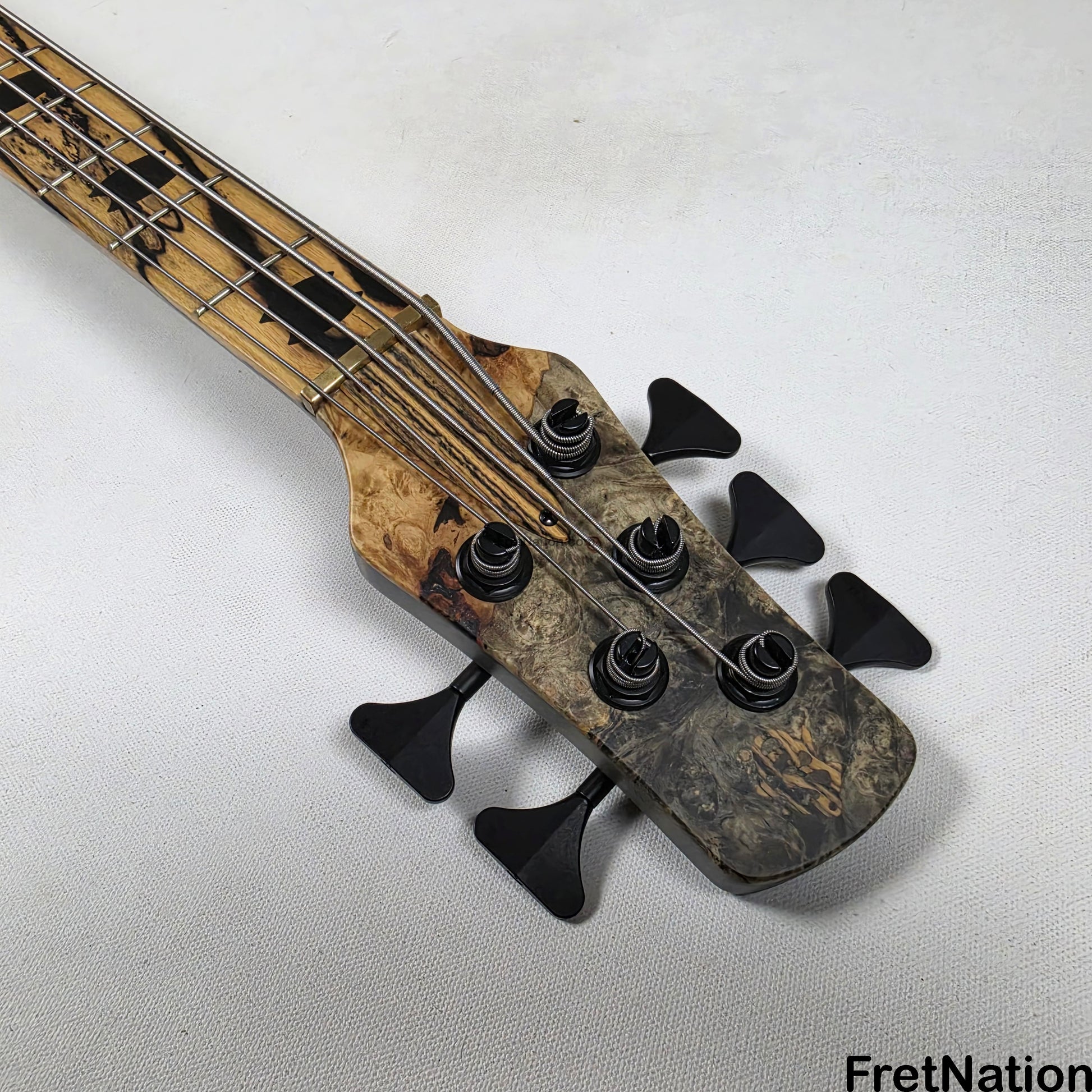 Fret Nation Spector NS-5XL 5-String Buckeye Burl Bass 8.72lbs #NS-5 704 - Pre-Owned