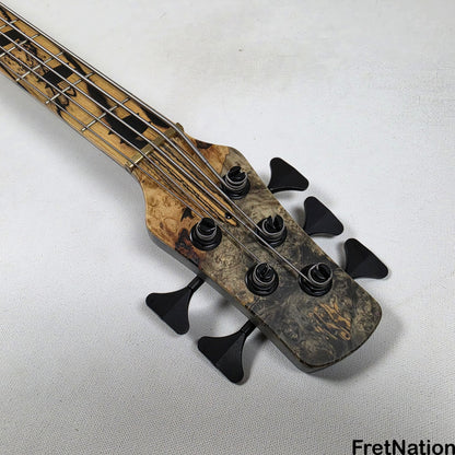 Fret Nation Spector NS-5XL 5-String Buckeye Burl Bass 8.72lbs #NS-5 704 - Pre-Owned