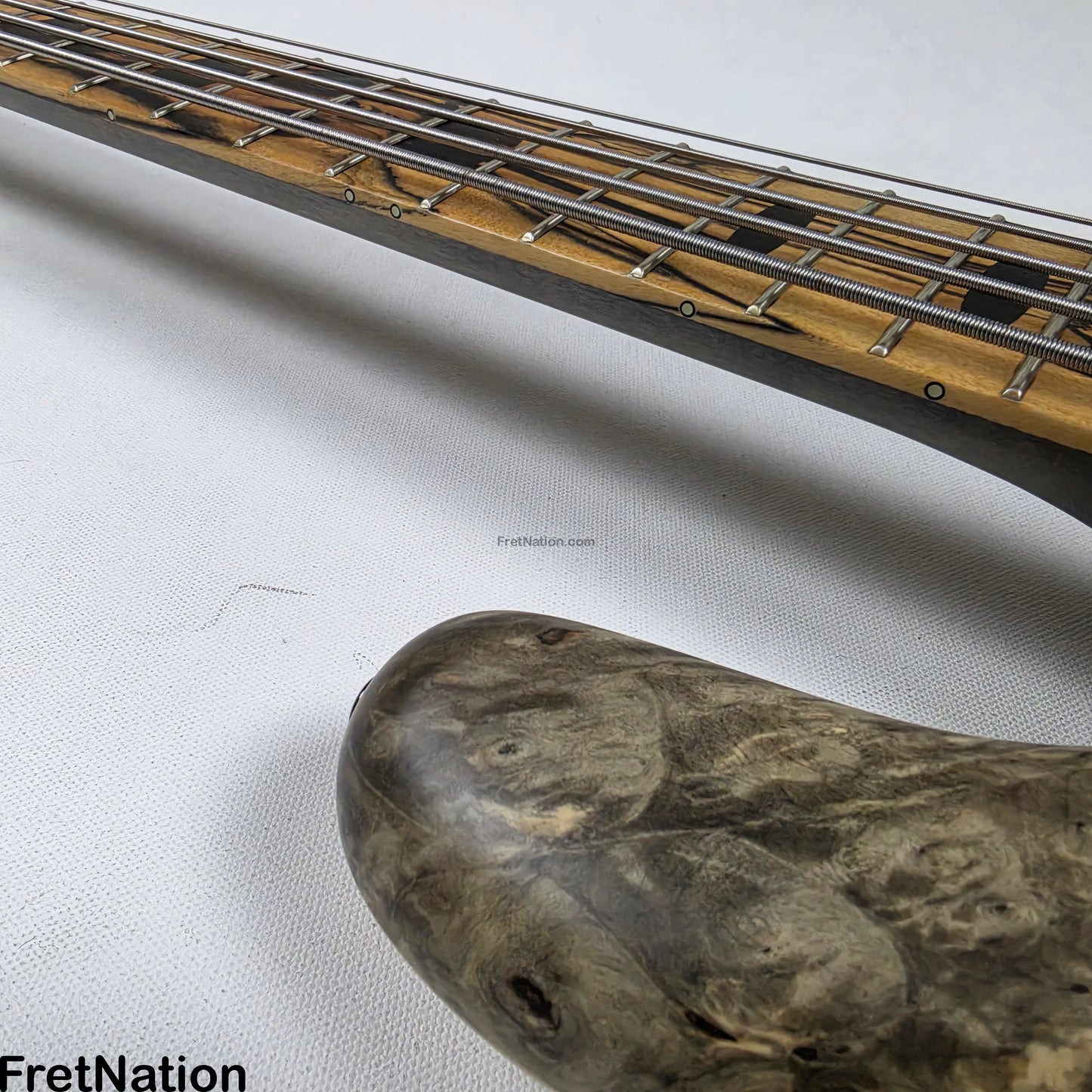 Fret Nation Spector NS-5XL 5-String Buckeye Burl Bass 8.72lbs #NS-5 704 - Pre-Owned
