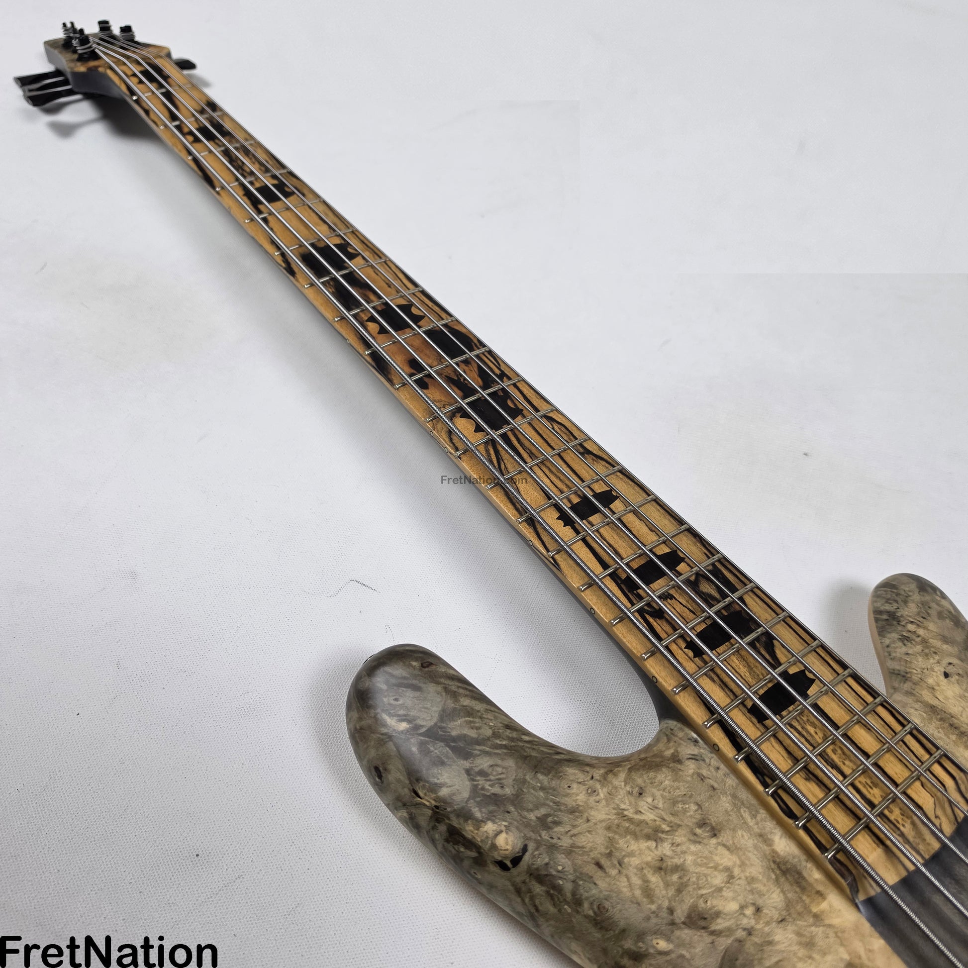 Fret Nation Spector NS-5XL 5-String Buckeye Burl Bass 8.72lbs #NS-5 704 - Pre-Owned