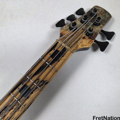 Fret Nation Spector NS-5XL 5-String Buckeye Burl Bass 8.72lbs #NS-5 704 - Pre-Owned