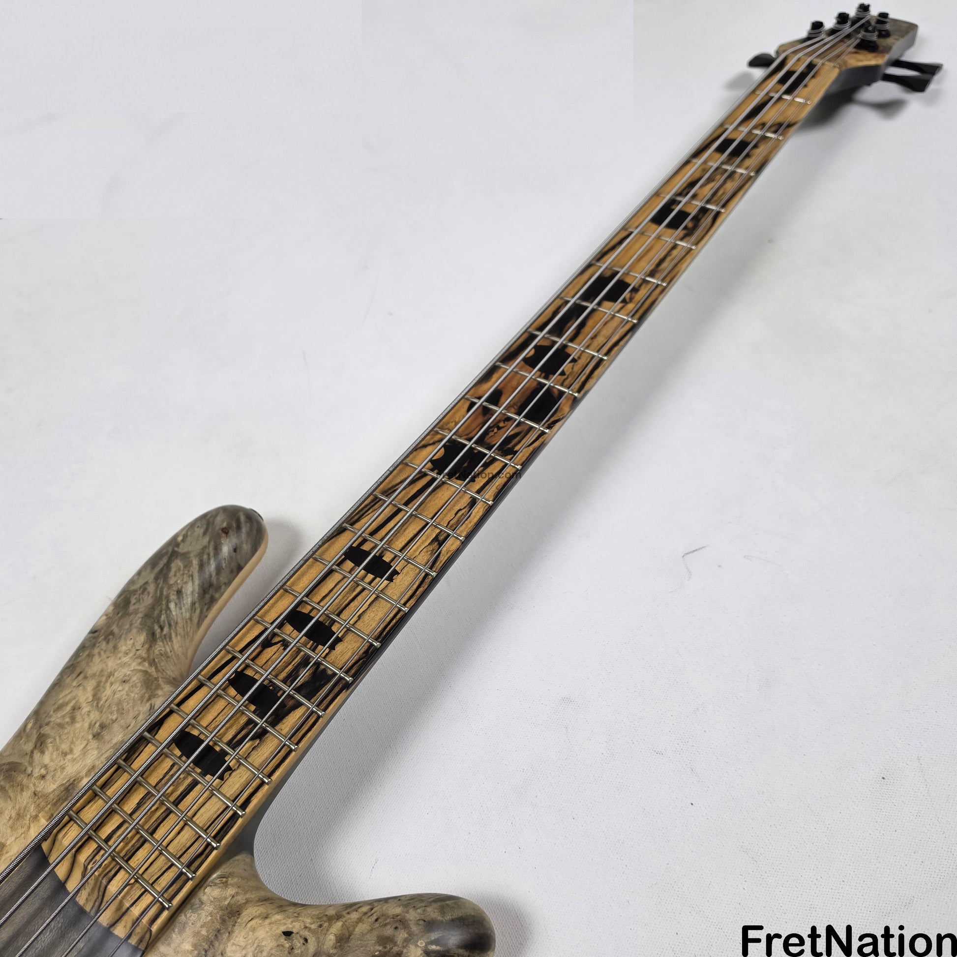 Fret Nation Spector NS-5XL 5-String Buckeye Burl Bass 8.72lbs #NS-5 704 - Pre-Owned