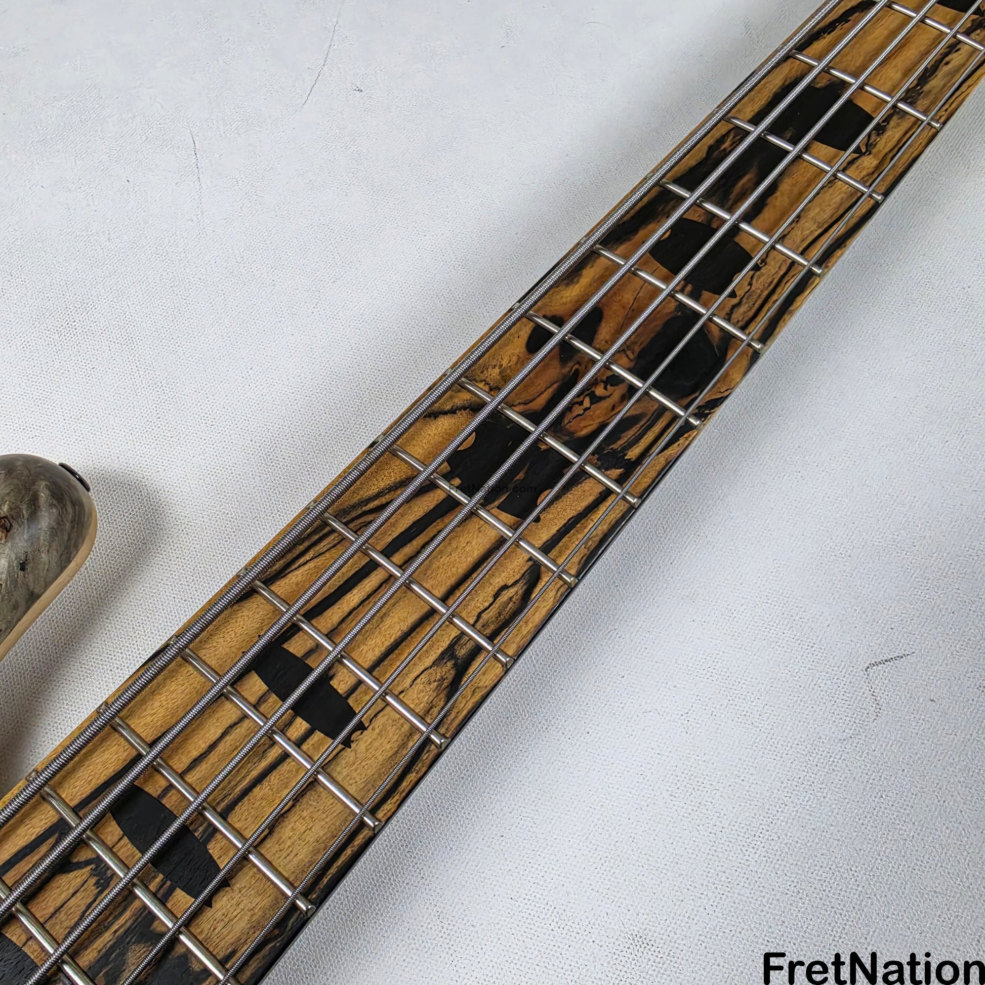 Fret Nation Spector NS-5XL 5-String Buckeye Burl Bass 8.72lbs #NS-5 704 - Pre-Owned