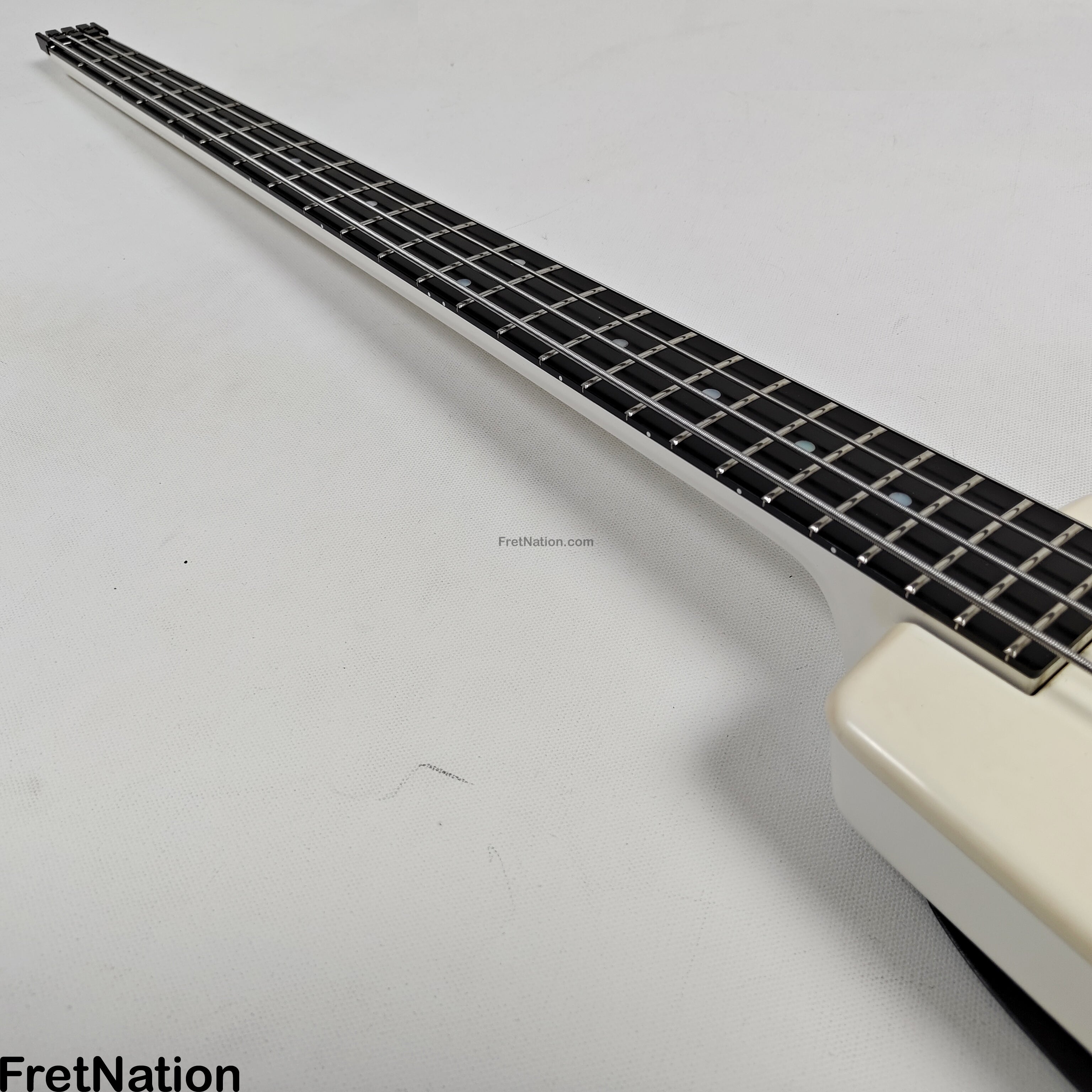 Steinberger XL-2 White Headless 1985 4-String Bass - 8.72lbs #3554