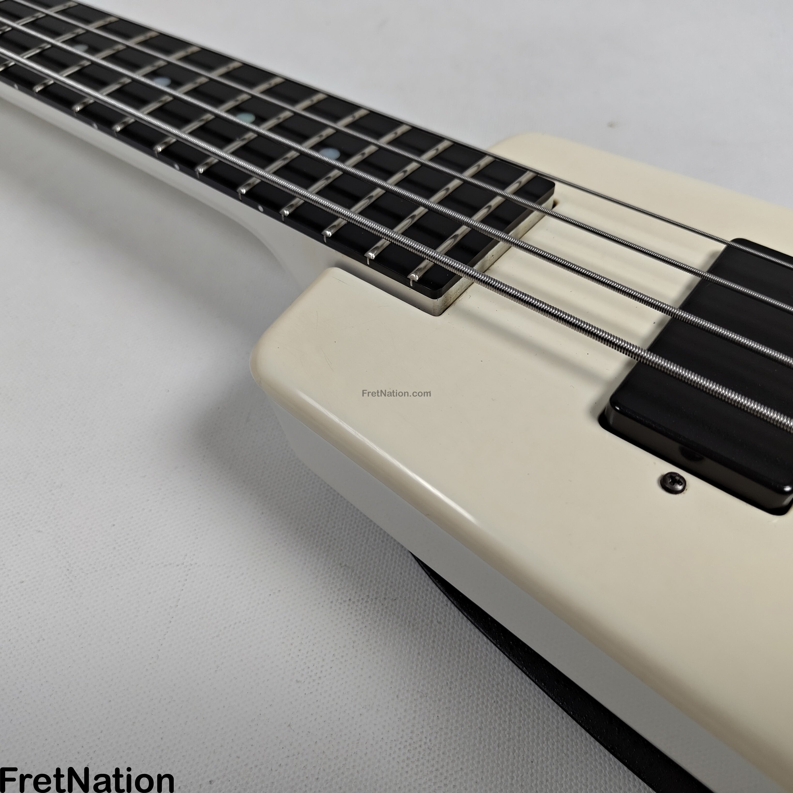 Steinberger XL-2 White Headless 1985 4-String Bass - 8.72lbs #3554