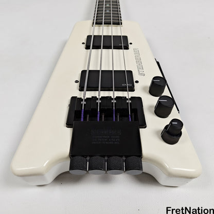 Fret Nation Steinberger XL-2 White Headless 1985 4-String Bass - 8.72lbs #3554 Pre-Owned